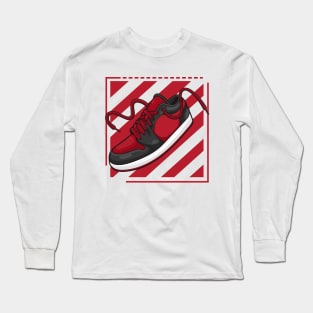 AJ 1 Alternate Bred Toe Sneaker Long Sleeve T-Shirt